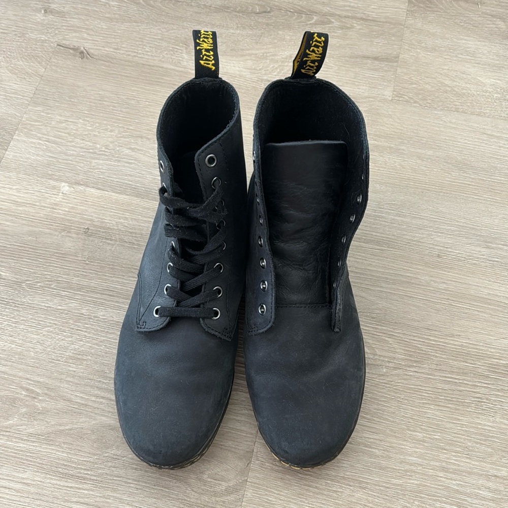 Dr. Martens Tobias Mens Leather Casual Boot SZ Mens 10 Black